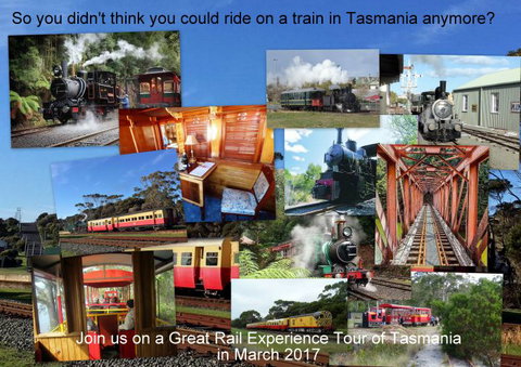 Great Rail Experiences  Tasmania Tour 2017 - Attractions 0