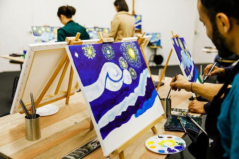 Wine & Paint Night At Brisbane 'Sip & Paint' Studio - Attractions 1