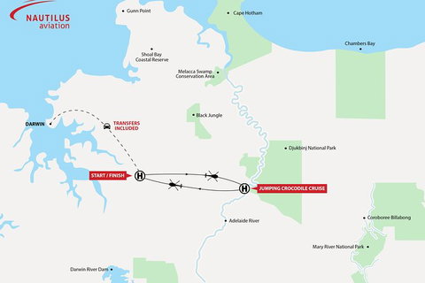 Adelaide River Jumping Crocodile Cruise With Roundtrip Helicopter From Darwin - See Attractions 3