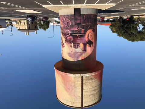 Kadina Water Tower Mural - Attractions Las Vegas 1