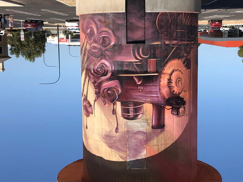 Kadina Water Tower Mural - Attractions Las Vegas 2