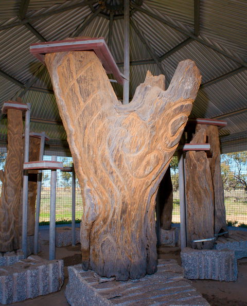 Collymongle Carved Trees - Attractions 0