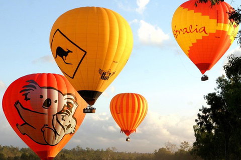 Natural Bridge & Springbrook Waterfalls Tour + Hot Air Balloon With Breakfast - Attractions 0